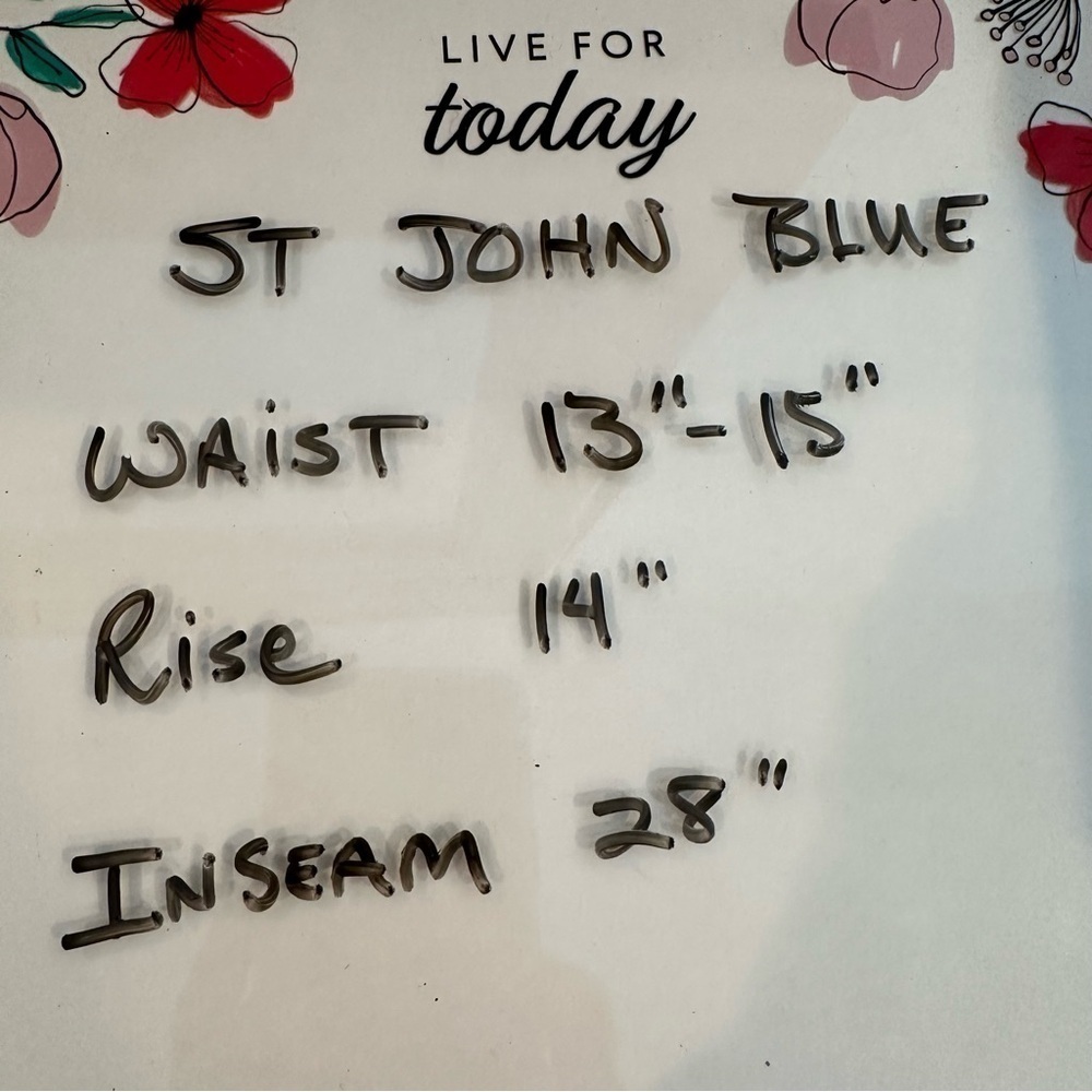 St John Basics Santana knit navy blue pants in size 2 excellent condition. . - Picture 9 of 11